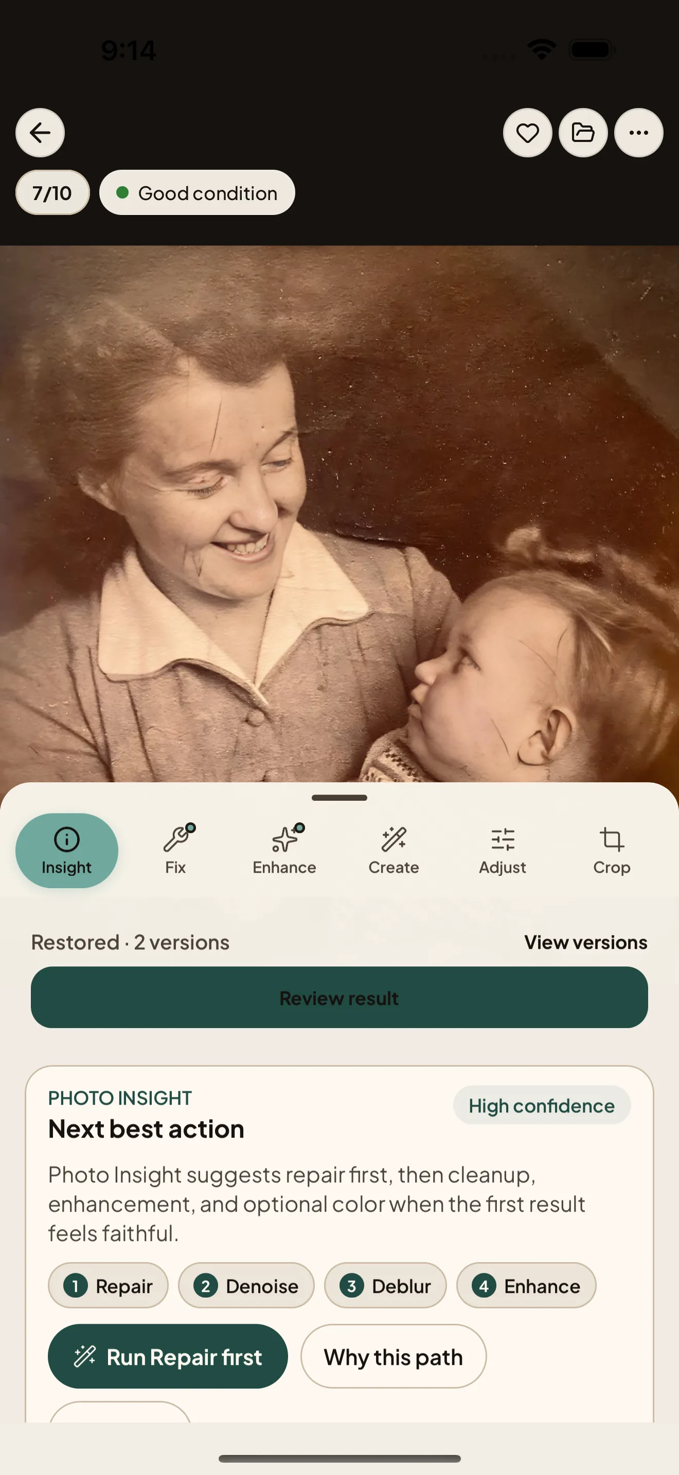 Nostalgia mobile compare and keeper sharing screen.