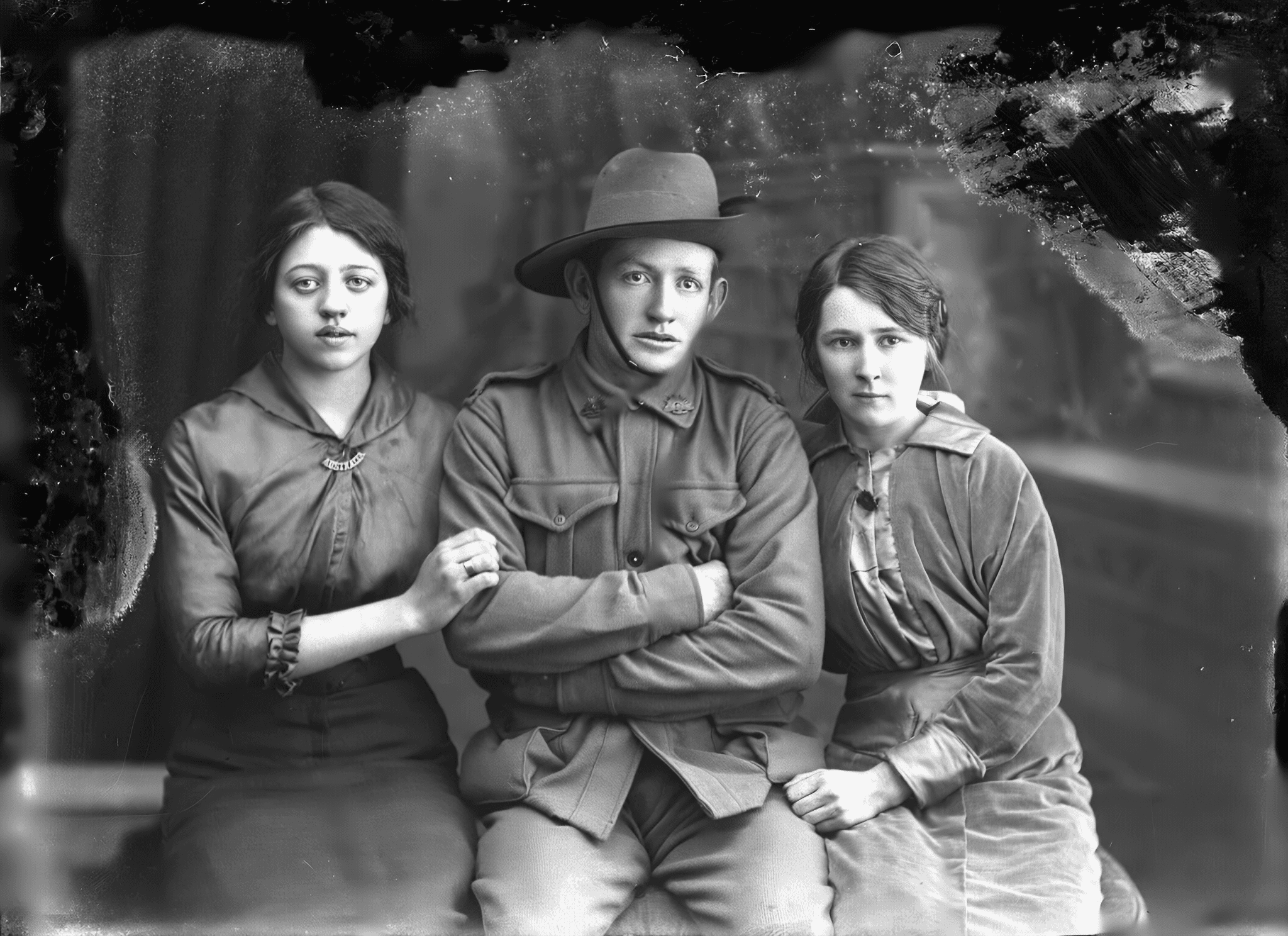 Public-domain demonstration family group photograph