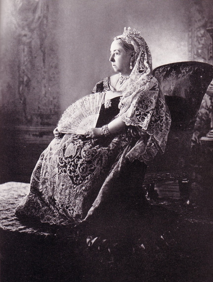 Queen Victoria in the official Diamond Jubilee portrait by W. and D. Downey, 1893