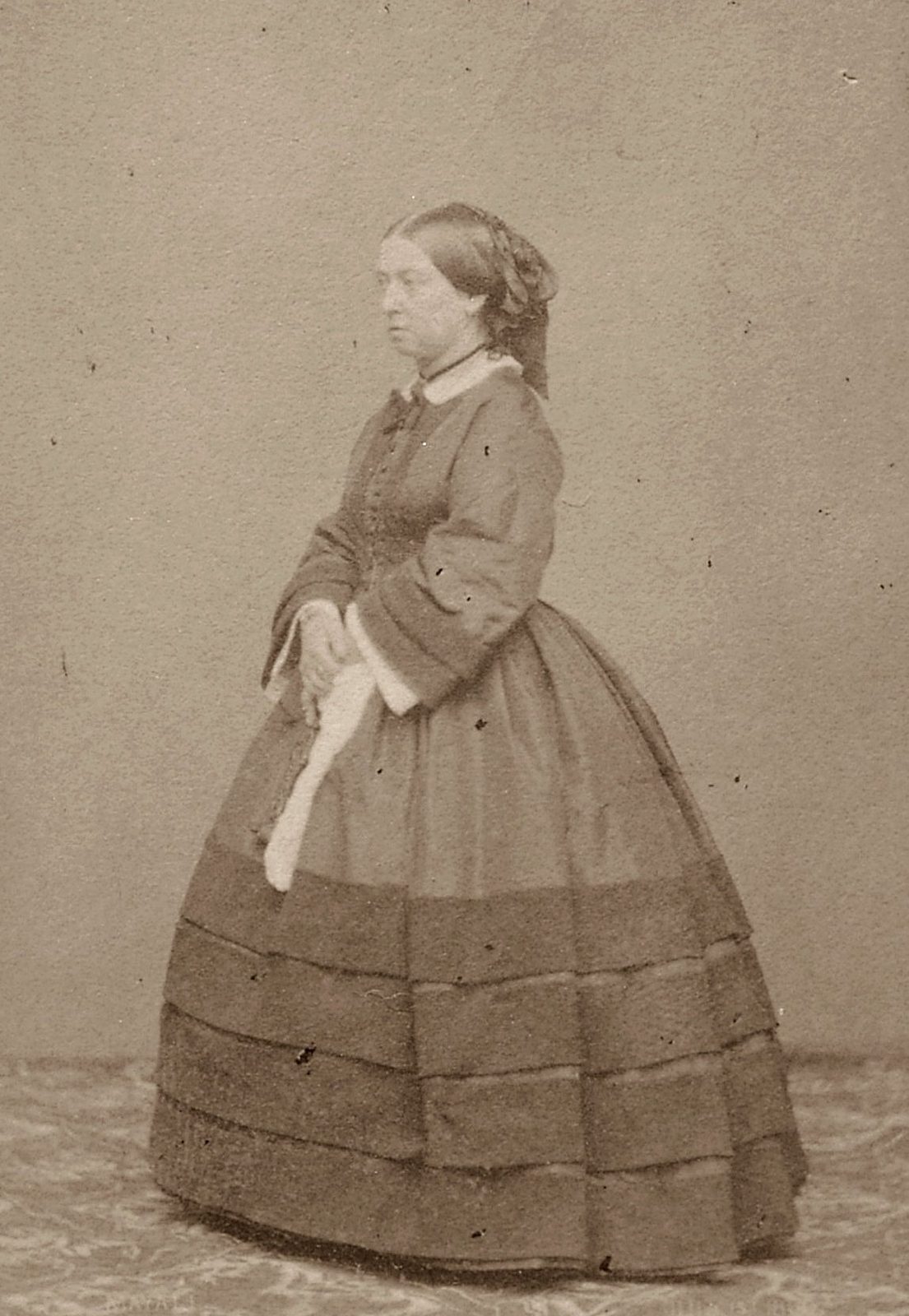 Queen Victoria, carte-de-visite by Mayall