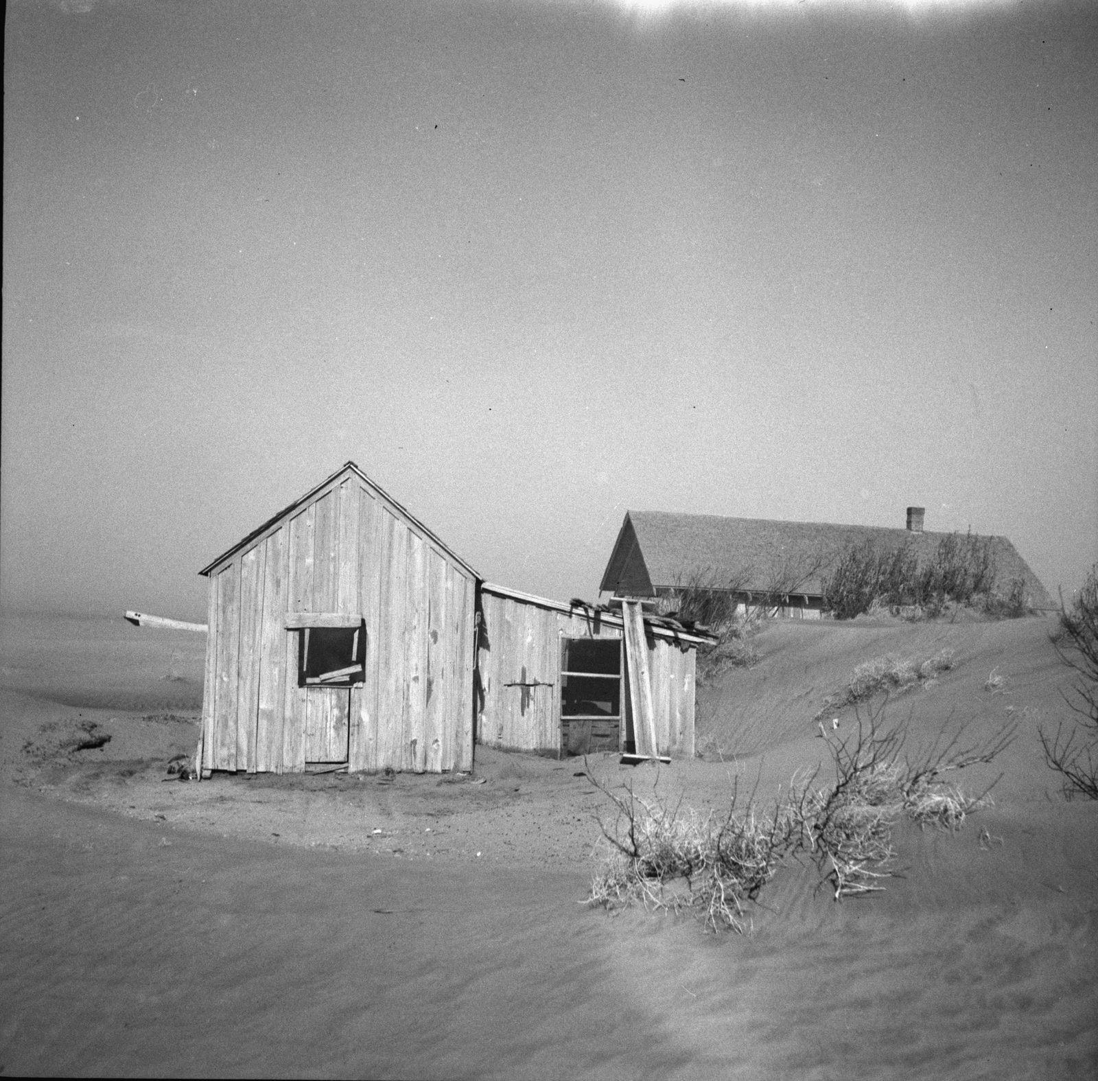 Abandoned farm in the dust bowl area