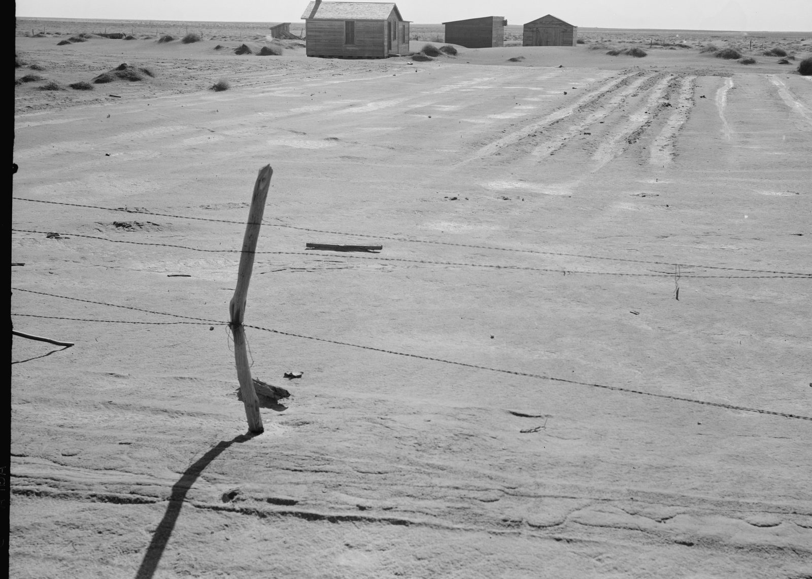 Abandoned farm in the Dust Bowl